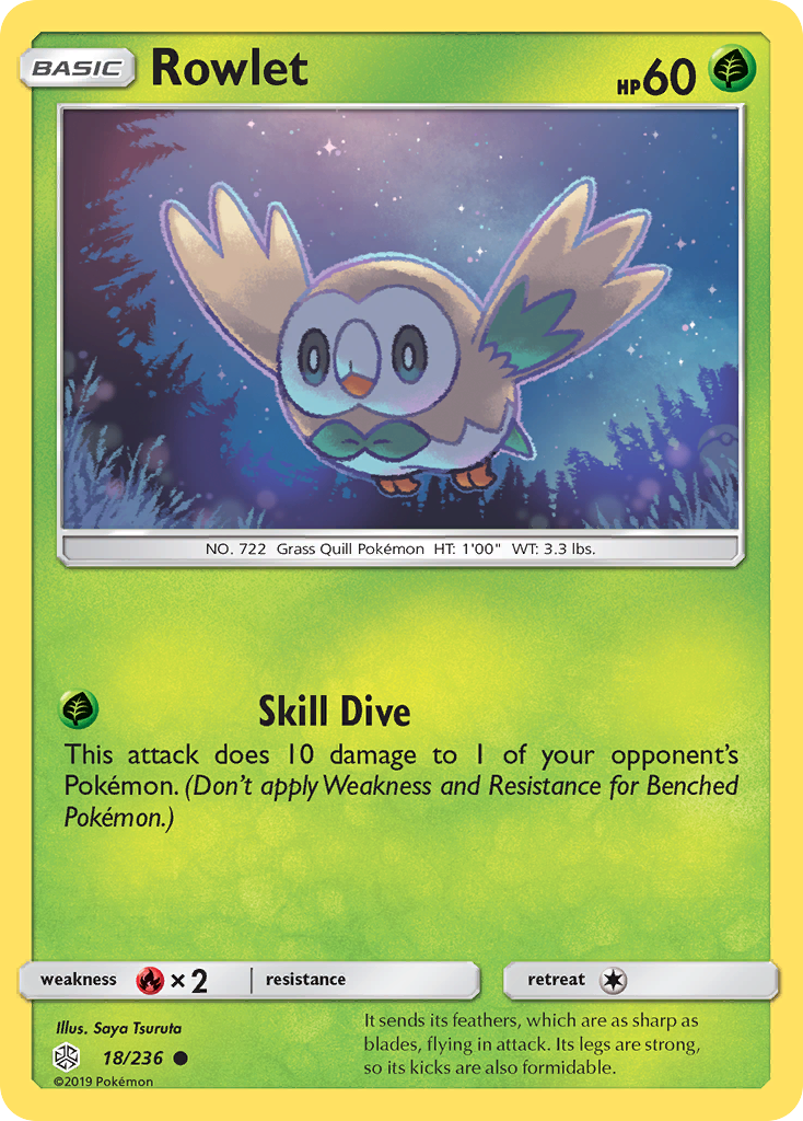 Rowlet (18/236) [Sun & Moon: Cosmic Eclipse] | Exor Games Bridgewater