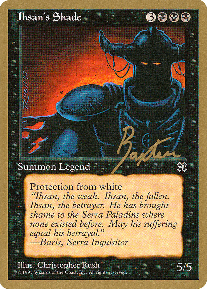 Ihsan's Shade (George Baxter) [Pro Tour Collector Set] | Exor Games Bridgewater