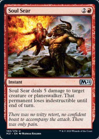 Soul Sear [Core Set 2021] | Exor Games Bridgewater