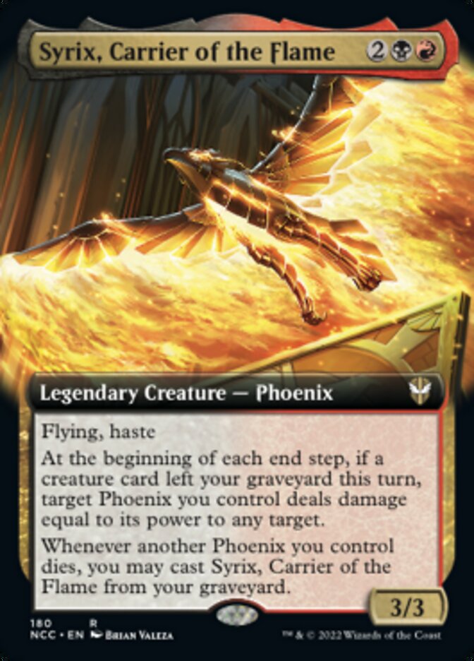 Syrix, Carrier of the Flame (Extended Art) [Streets of New Capenna Commander] | Exor Games Bridgewater