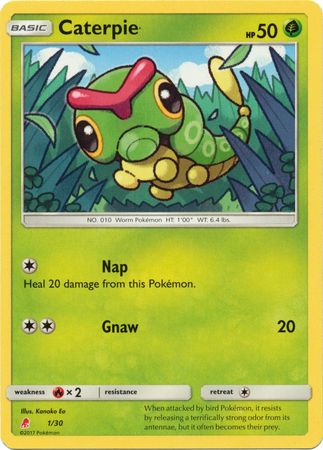 Caterpie (1/30) [Sun & Moon: Trainer Kit - Lycanroc] | Exor Games Bridgewater