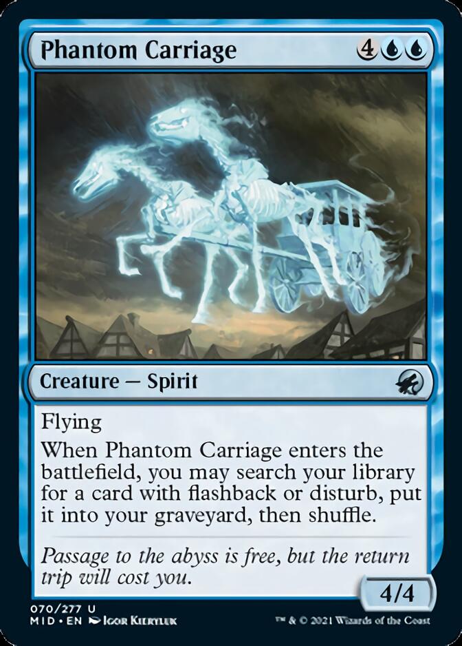 Phantom Carriage [Innistrad: Midnight Hunt] | Exor Games Bridgewater