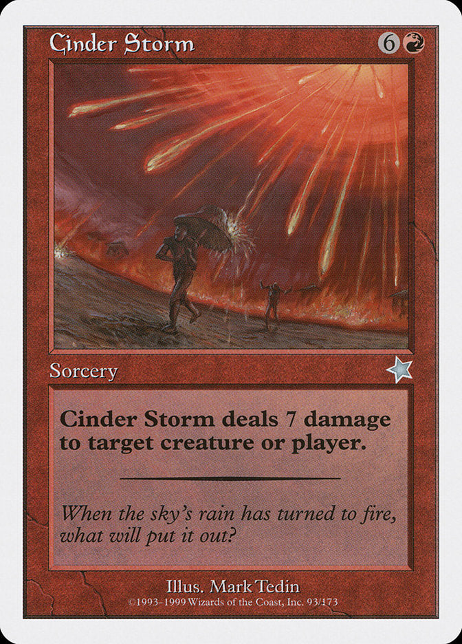 Cinder Storm [Starter 1999] | Exor Games Bridgewater