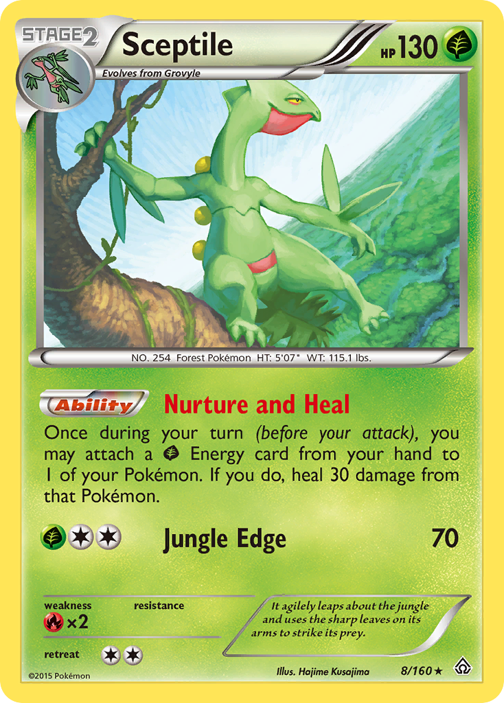 Sceptile (8/160) [XY: Primal Clash] | Exor Games Bridgewater