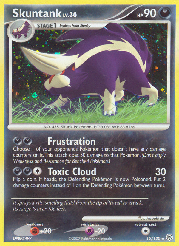 Skuntank (15/130) [Diamond & Pearl: Base Set] | Exor Games Bridgewater