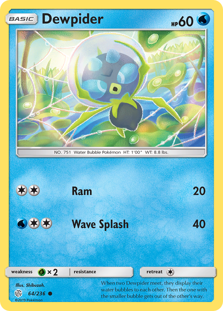 Dewpider (64/236) [Sun & Moon: Cosmic Eclipse] | Exor Games Bridgewater