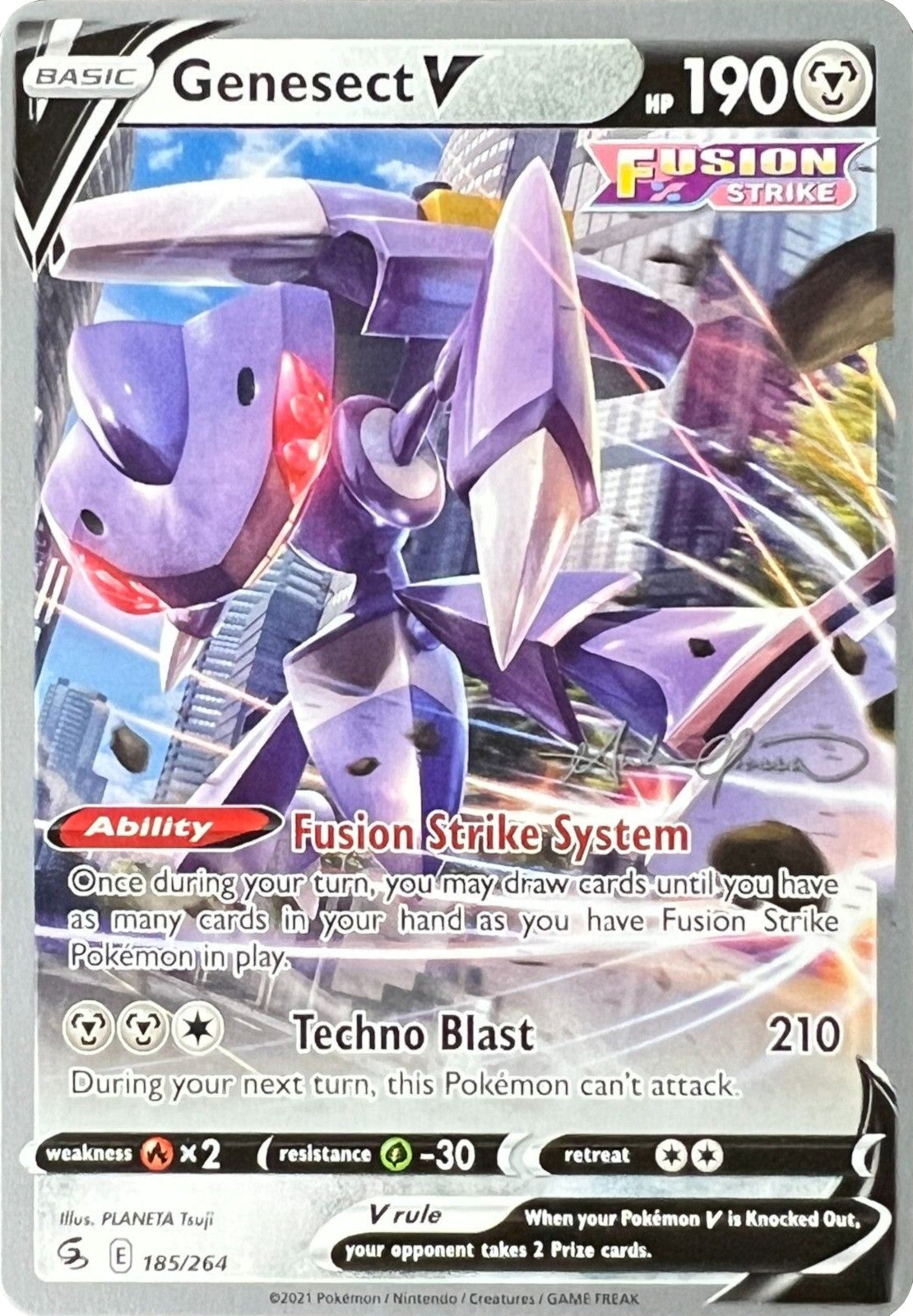 Genesect V (185/264) (The Shape of Mew - Andre Chiasson) [World Championships 2022] | Exor Games Bridgewater