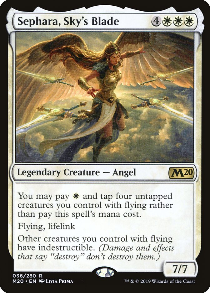 Sephara, Sky's Blade [Core Set 2020] | Exor Games Bridgewater