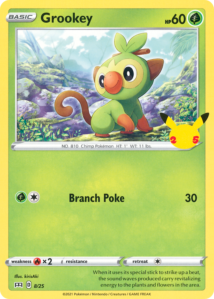 Grookey (8/25) [McDonald's 25th Anniversary] | Exor Games Bridgewater