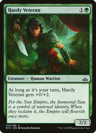 Hardy Veteran [Rivals of Ixalan] | Exor Games Bridgewater