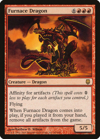 Furnace Dragon [Darksteel] | Exor Games Bridgewater