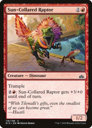 Sun-Collared Raptor [Rivals of Ixalan] | Exor Games Bridgewater