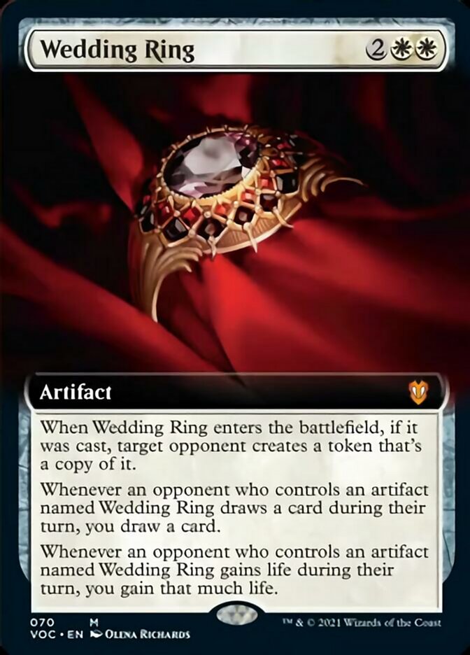 Wedding Ring (Extended) [Innistrad: Crimson Vow Commander] | Exor Games Bridgewater