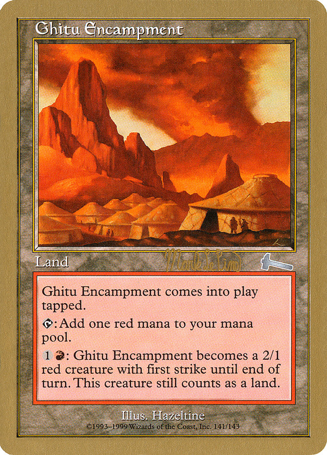 Ghitu Encampment (Mark Le Pine) [World Championship Decks 1999] | Exor Games Bridgewater