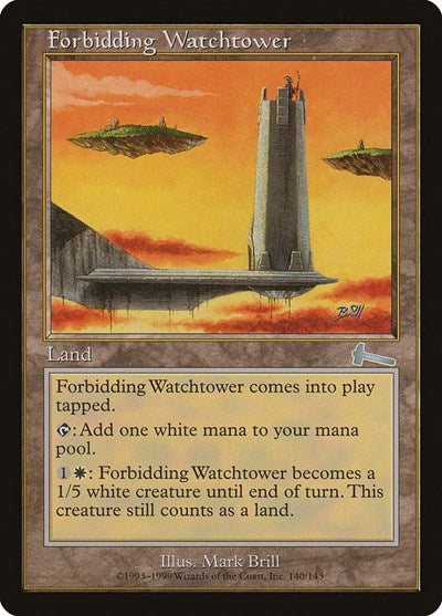 Forbidding Watchtower [Urza's Legacy] | Exor Games Bridgewater