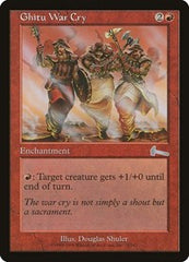 Ghitu War Cry [Urza's Legacy] | Exor Games Bridgewater