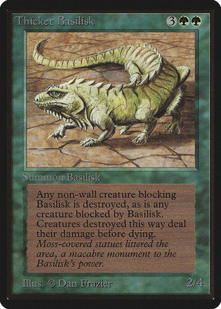 Thicket Basilisk [Limited Edition Beta] | Exor Games Bridgewater