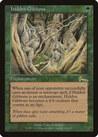 Hidden Gibbons [Urza's Legacy] | Exor Games Bridgewater