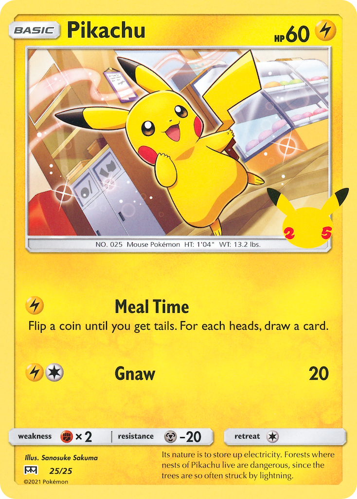 Pikachu (25/25) [McDonald's 25th Anniversary] | Exor Games Bridgewater