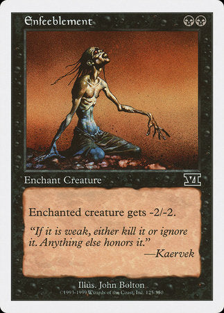 Enfeeblement [Classic Sixth Edition] | Exor Games Bridgewater