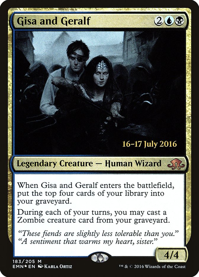 Gisa and Geralf  [Eldritch Moon Prerelease Promos] | Exor Games Bridgewater