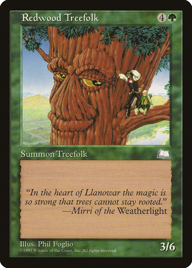 Redwood Treefolk [Weatherlight] | Exor Games Bridgewater