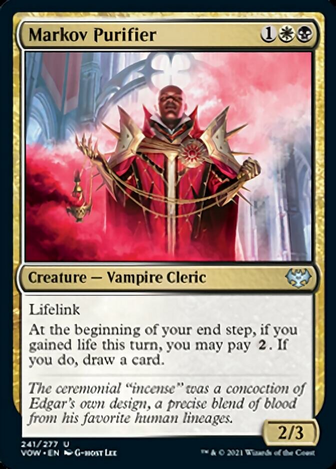 Markov Purifier [Innistrad: Crimson Vow] | Exor Games Bridgewater