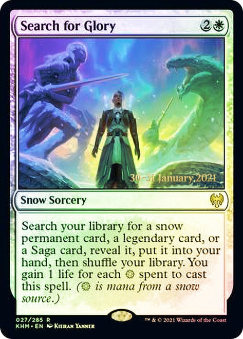 Search for Glory  [Kaldheim Prerelease Promos] | Exor Games Bridgewater