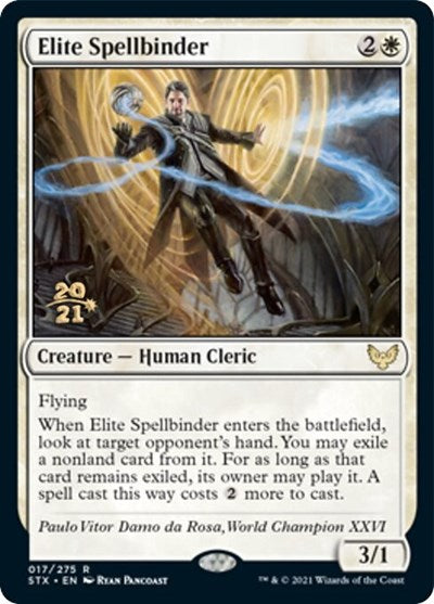 Elite Spellbinder [Strixhaven: School of Mages Prerelease Promos] | Exor Games Bridgewater