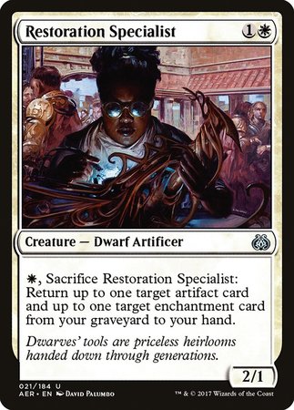 Restoration Specialist [Aether Revolt] | Exor Games Bridgewater