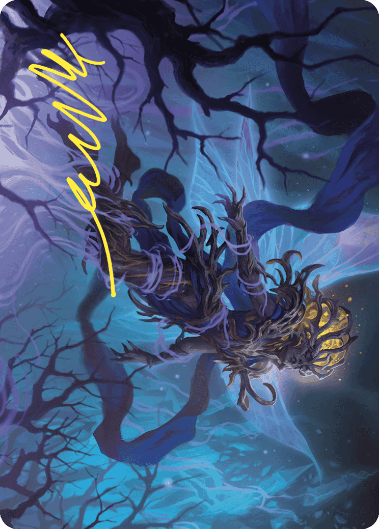 Sleep-Cursed Faerie Art Card (Gold-Stamped Signature) [Wilds of Eldraine Art Series] | Exor Games Bridgewater