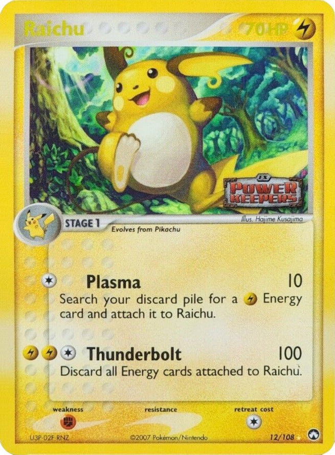 Raichu (12/108) (Stamped) [EX: Power Keepers] | Exor Games Bridgewater