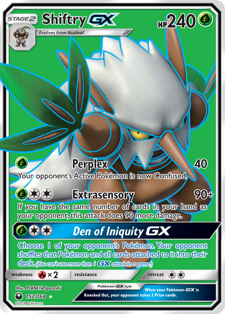 Shiftry GX (152/168) [Sun & Moon: Celestial Storm] | Exor Games Bridgewater