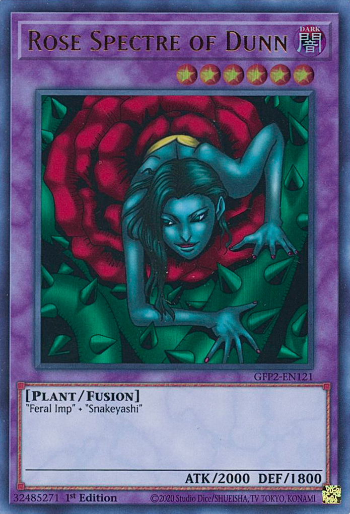 Rose Spectre of Dunn [GFP2-EN121] Ultra Rare | Exor Games Bridgewater