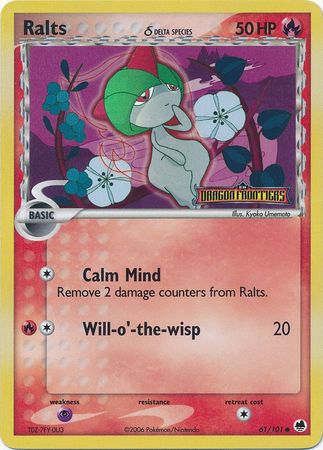 Ralts (61/101) (Delta Species) (Stamped) [EX: Dragon Frontiers] | Exor Games Bridgewater