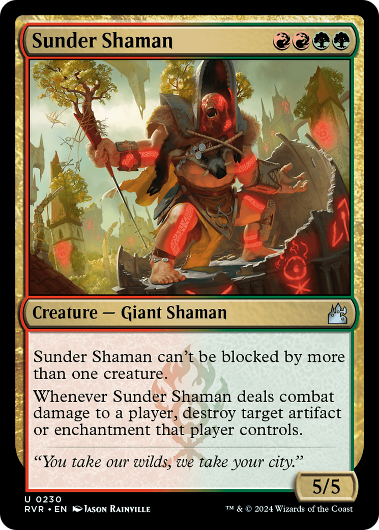 Sunder Shaman [Ravnica Remastered] | Exor Games Bridgewater