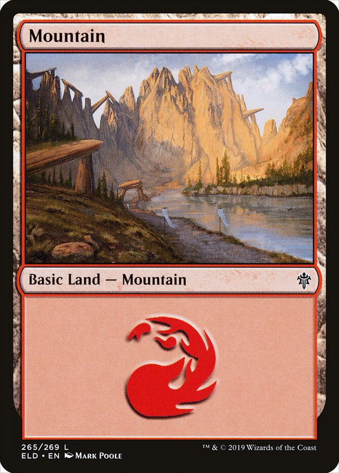 Mountain (265) [Throne of Eldraine] | Exor Games Bridgewater