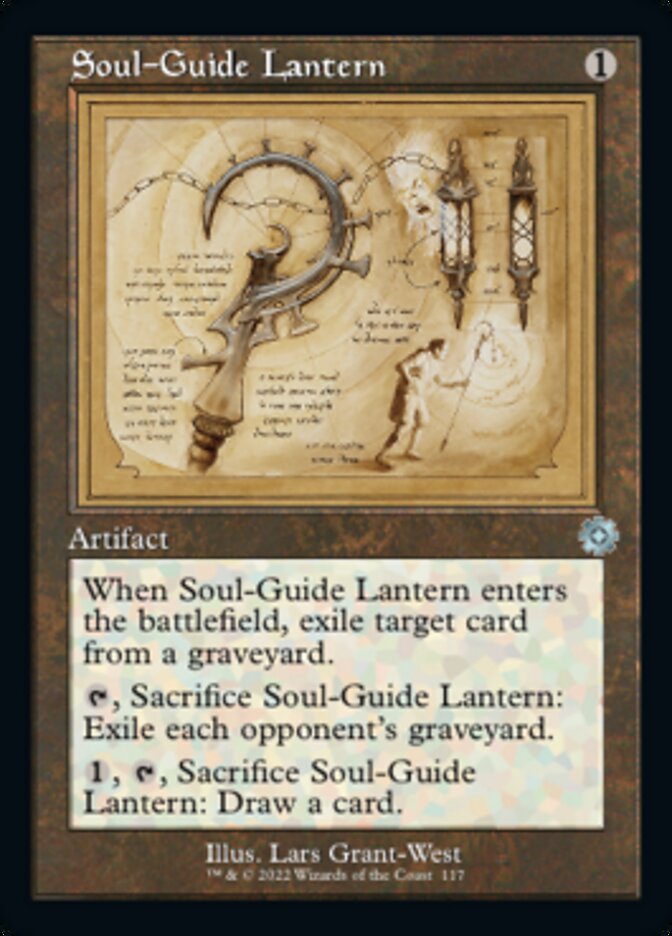 Soul-Guide Lantern (Retro Schematic) [The Brothers' War Retro Artifacts] | Exor Games Bridgewater