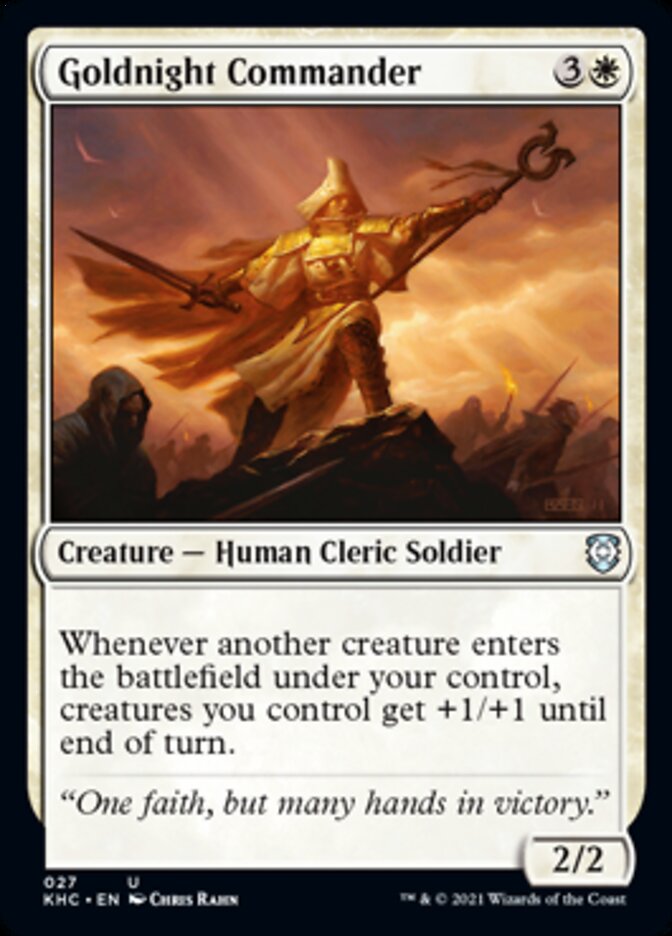 Goldnight Commander [Kaldheim Commander] | Exor Games Bridgewater