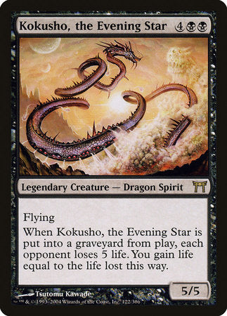 Kokusho, the Evening Star [Champions of Kamigawa] | Exor Games Bridgewater