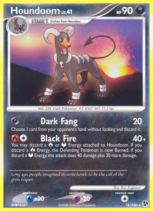 Houndoom (18/106) [Diamond & Pearl: Great Encounters] | Exor Games Bridgewater