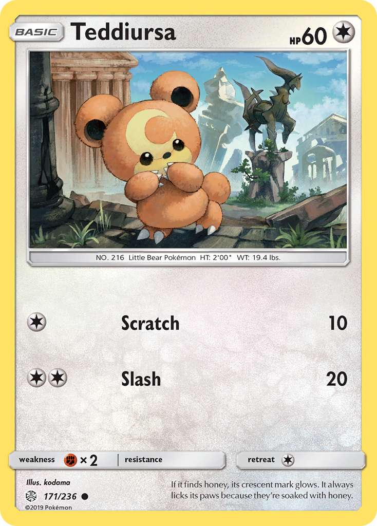 Teddiursa (171/236) [Sun & Moon: Cosmic Eclipse] | Exor Games Bridgewater