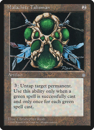 Malachite Talisman [Ice Age] | Exor Games Bridgewater