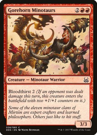 Gorehorn Minotaurs [Duel Decks: Mind vs. Might] | Exor Games Bridgewater