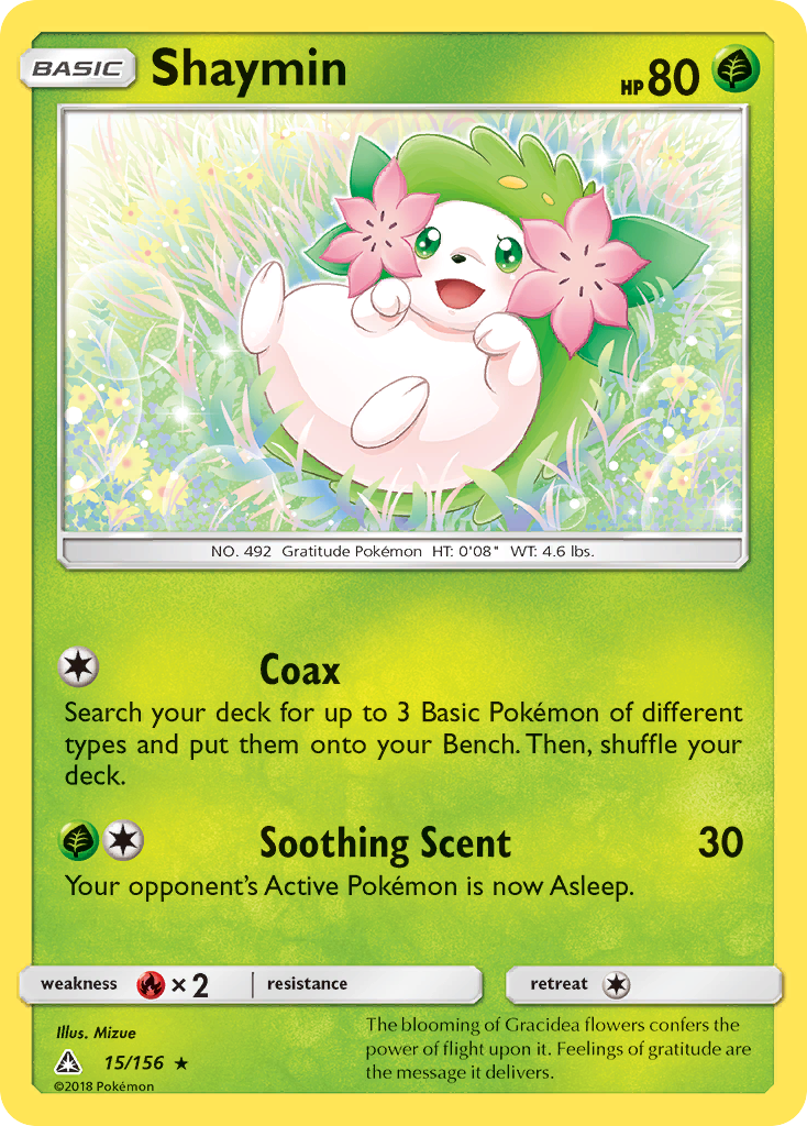 Shaymin (15/156) [Sun & Moon: Ultra Prism] | Exor Games Bridgewater