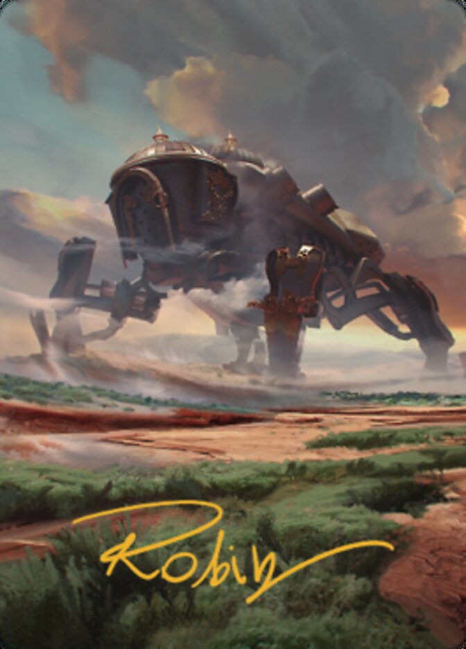 Plains (2) Art Card (Gold-Stamped Signature) [The Brothers' War Art Series] | Exor Games Bridgewater