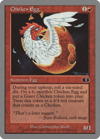 Chicken Egg [Unglued] | Exor Games Bridgewater