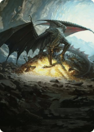 Ancient Copper Dragon Art Card (04) [Commander Legends: Battle for Baldur's Gate Art Series] | Exor Games Bridgewater