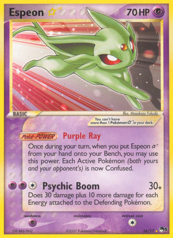 Espeon Star (16/17) [POP Series 5] | Exor Games Bridgewater