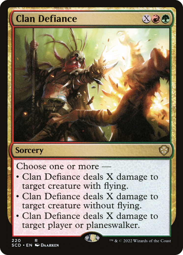 Clan Defiance [Starter Commander Decks] | Exor Games Bridgewater